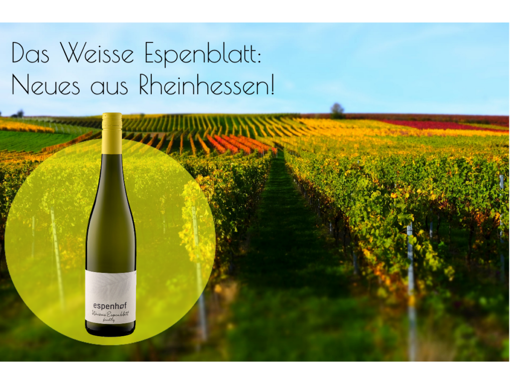 Neu im Programm: Das Weisse Espenblatt vom Weingut Espenhof.